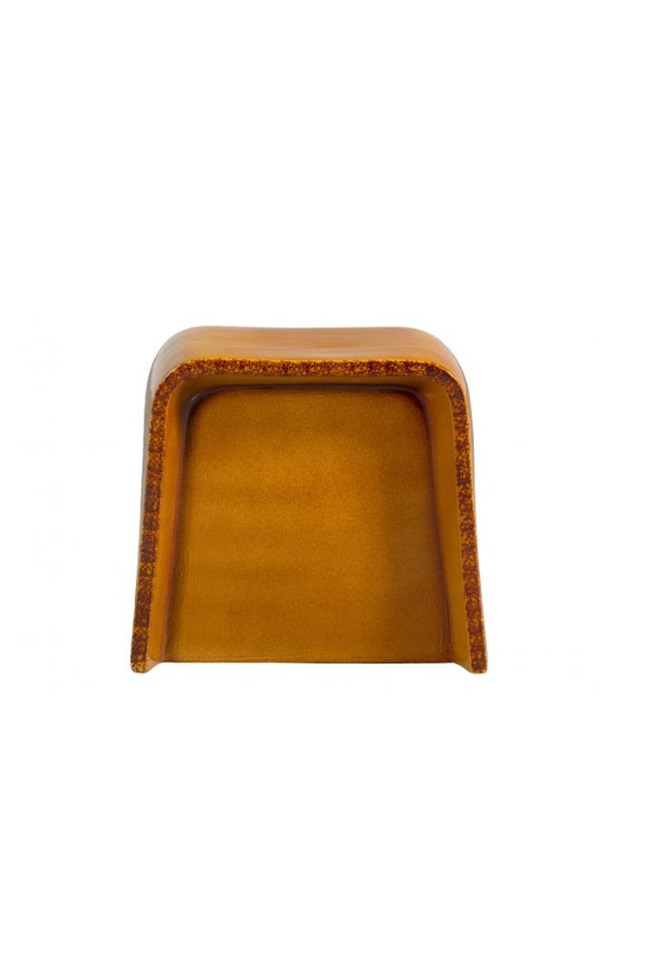 Rhoal side table ceramic curry