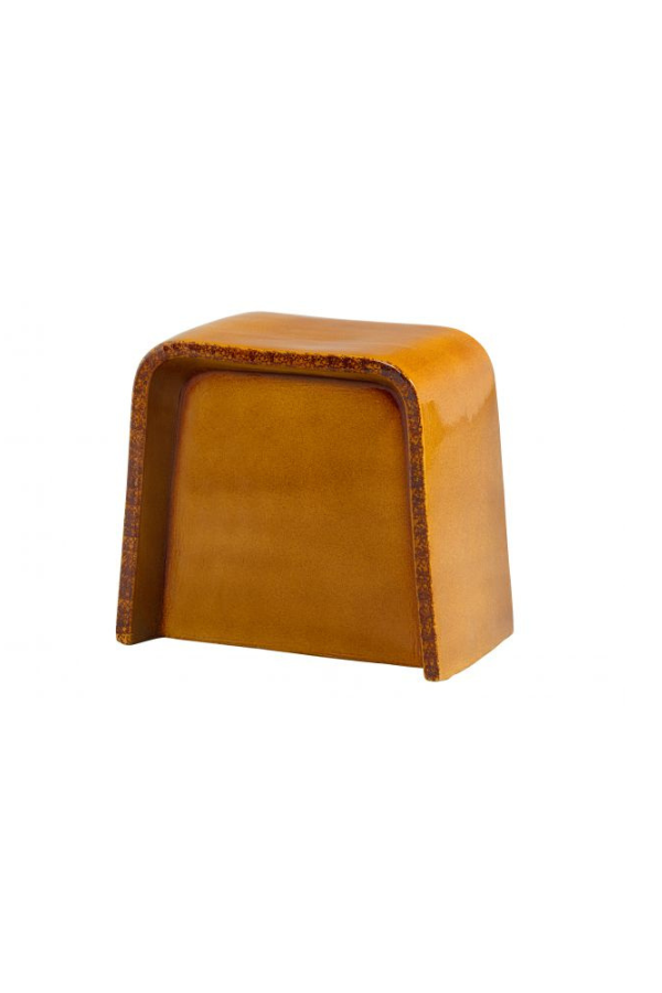 Rhoal side table ceramic curry