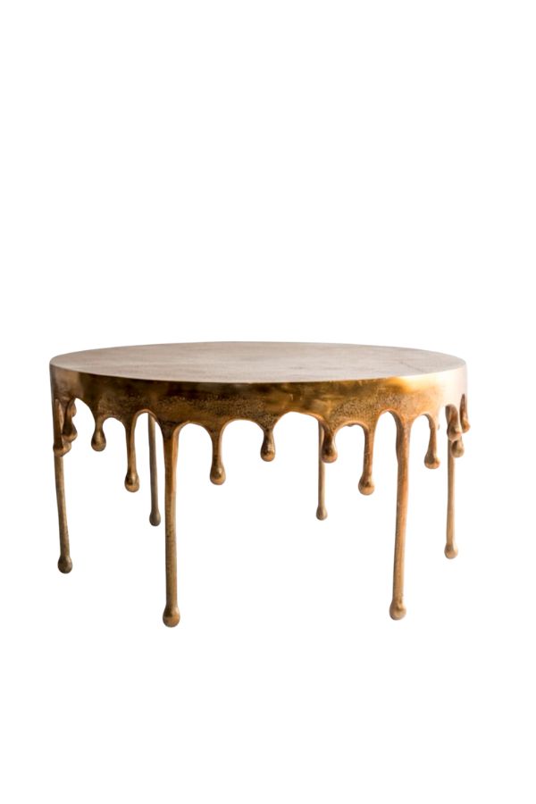 Gold Drip coffee Table