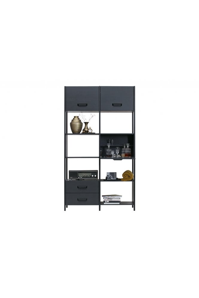 Ladderax Steel Cabinet In Matte Black