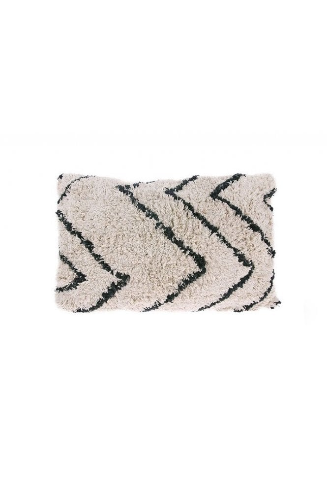 Cotton Zigzag Cushion By Hkliving