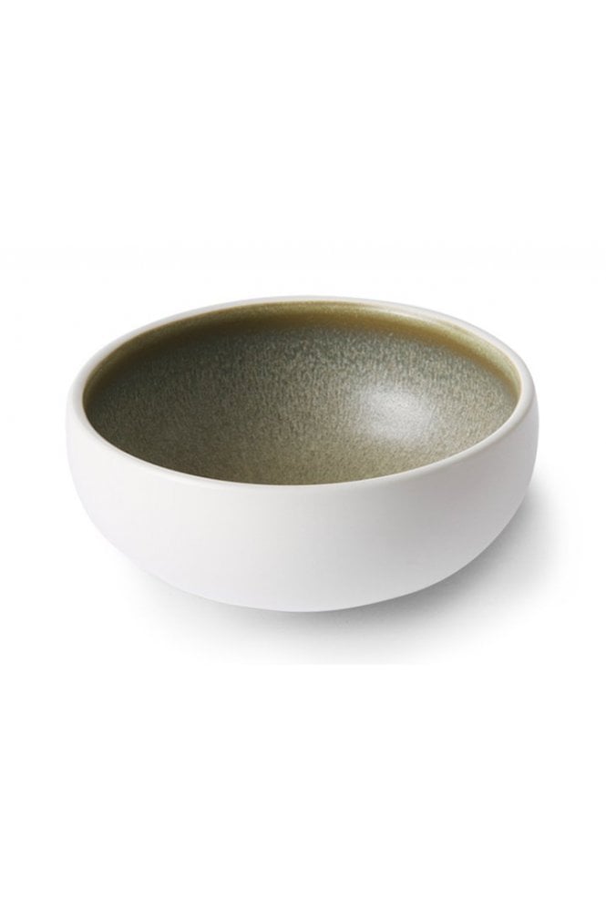 Chef ceramics: bowl white/green By Hkliving