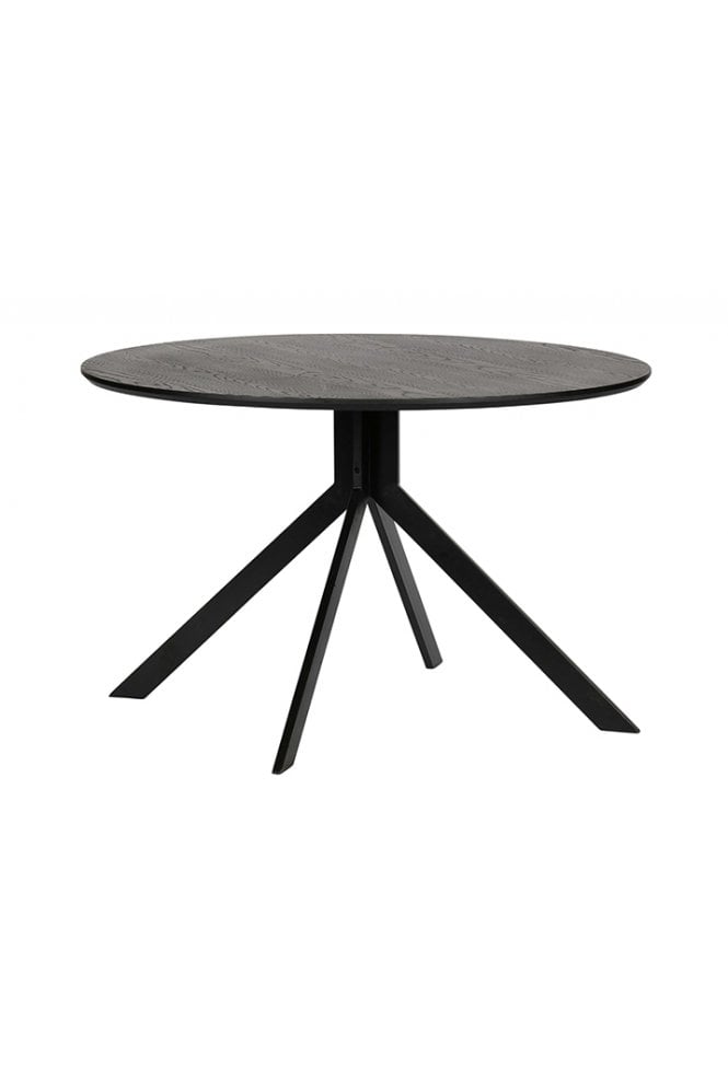 Bach Black Round Dining Tables 120 cm