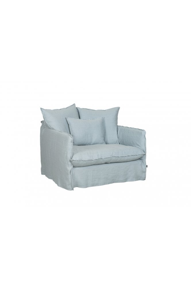Den large armchair blue