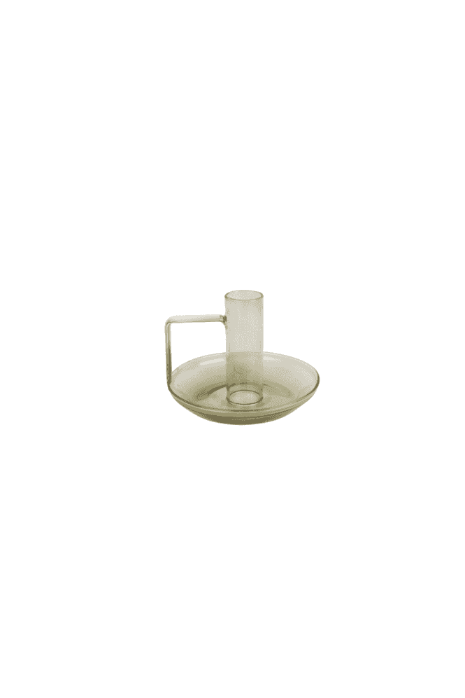 Crystal Green Candle Holder