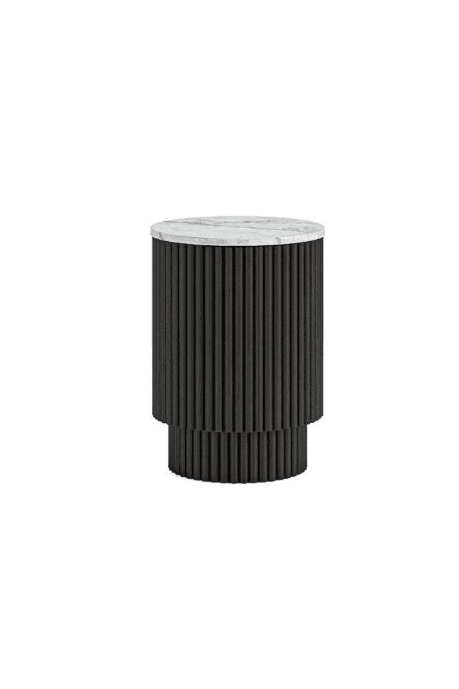 Cas Round Ripple Side Table